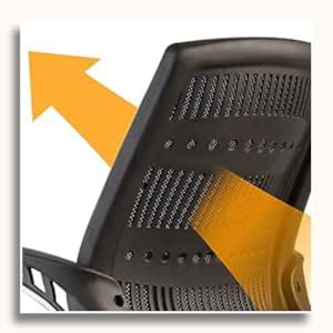 CELLBELL C106 Medium Back Mesh Office Chair/Study/Revolving/Computer ...