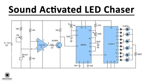 Image result for LED Light Chaser Circuit