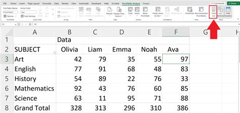 Image result for Changing Data Columns in PivotTable