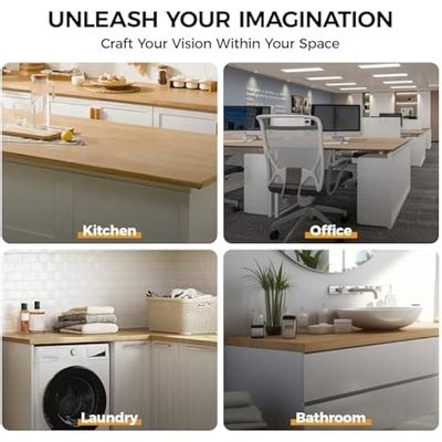 Comiling Solid Wood Butcher Block Countertop - 98x25x1.5 India | Ubuy