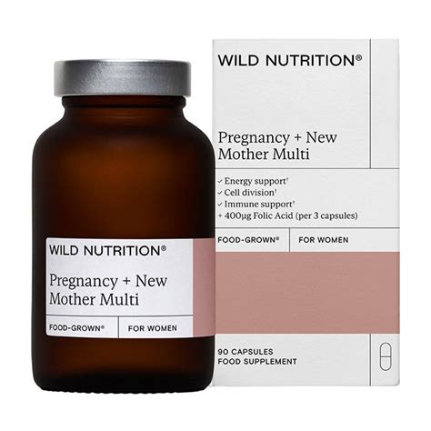 Wild Nutrition Food Grown Pregnancy & New Mother Multi for Women 90 ...