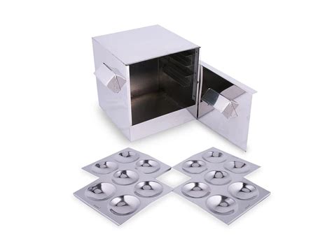 Kitchen, Stainless Steel Idli Steamer 4 Plate (16 Idly)