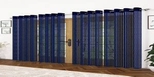 blissful house 152 cm (5 ft) Window Polyester Transparent Curtain (Pack ...