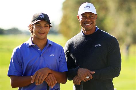 Tiger Woods and Son Charlie Continue Annual Tradition Ahead of Tournament