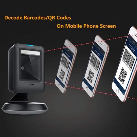 HENCODES Desktop Vertical Barcode Scanner,Wired 2D QR Codes India | Ubuy