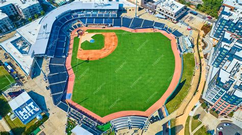 Premium Photo | Aerial View of First Horizon Park in Nashville Cityscape
