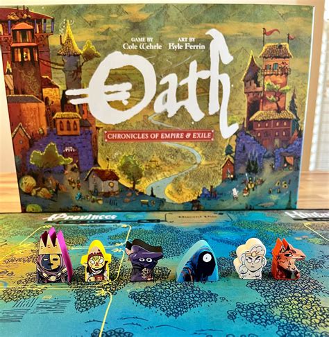 OATH - Matte Vinyl Meeple Stickers/decals Upgrade Kit - Unofficial ...