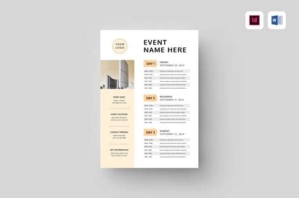 Image result for Event Program Image MS Word