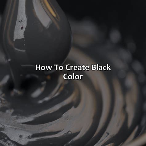 What Colors Create Black at Jesse Banks blog