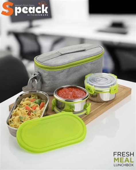 SPEACK Fresh Meal Office 3 Containers Lunch Box - Price History
