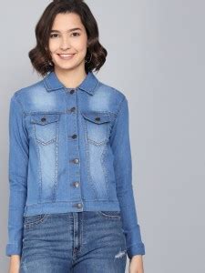 KOTTY Full Sleeve Washed Women Jacket - Buy KOTTY Full Sleeve Washed ...