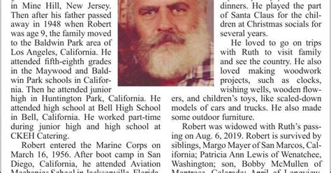 Obituary: Charles Robert 'Bob' McMullen, March 16, 1939 - January 31 ...