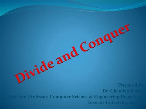 Divide and Conquer Algorithm 的图像结果