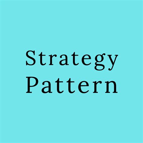Image result for Strategy Pattern