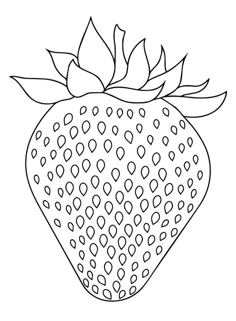40+ Strawberry Coloring Pages - Free Printable PDF & Online Coloring