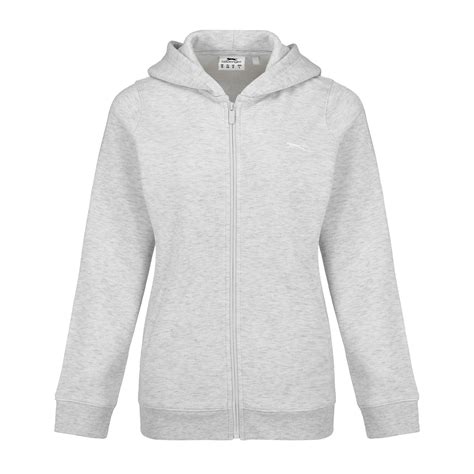 Slazenger | Fitted Full Zip Hoodie Womens | Zip Hoodies | SportsDirect.com