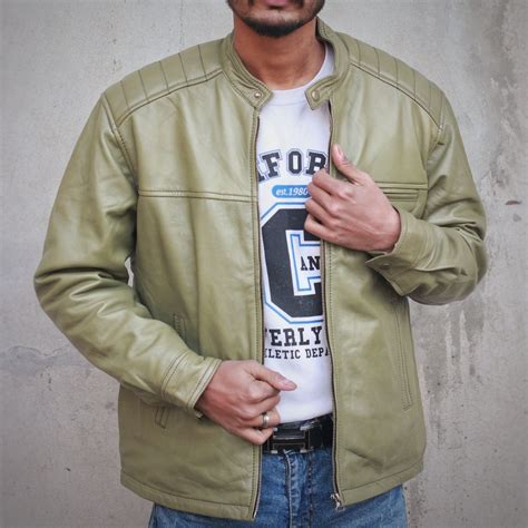 Olive Green Jacket Collection: - Shop Stylish Leather Jackets NOW
