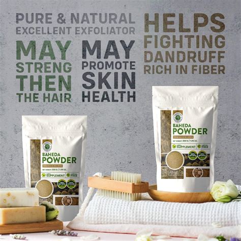 HENNA COSMETICS CYPRI Baheda Powder (Bibhitaki), Supplement, Hair and ...