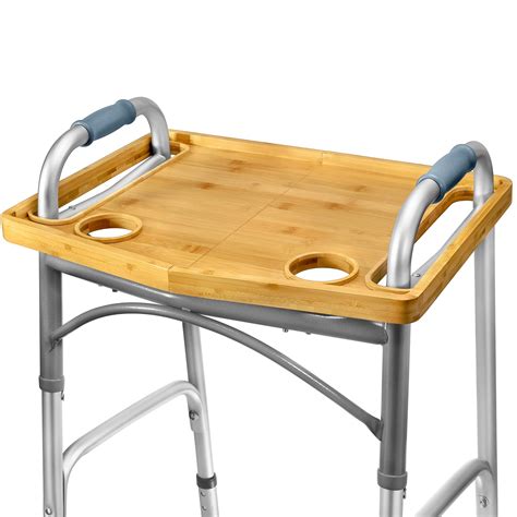 Medical king Walker Tray Table with Cup Holder Mobility Table Tray for ...