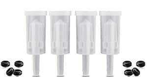 Buy GLIDESTORE 3-Piece Airlock for Fermentation with Silicone Grommets ...