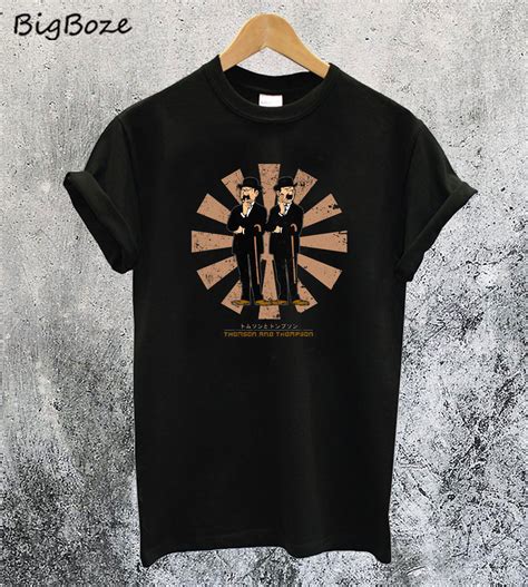 Thomson And Thompson Retro Japanese Tintin T-Shirt – bigboze.com