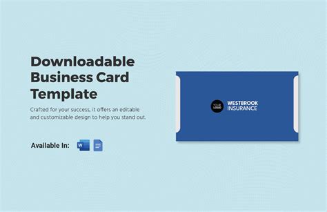 Word Online Business Card Template 的图像结果