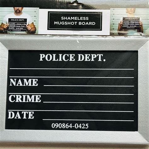 Gotham City Mugshot Prop