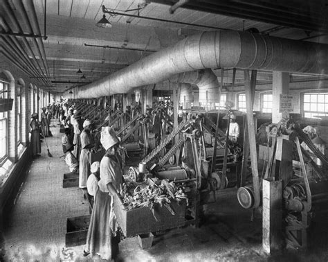 Tobacco Factory C1910 Nwomen Working at Stemming Machines in an ...
