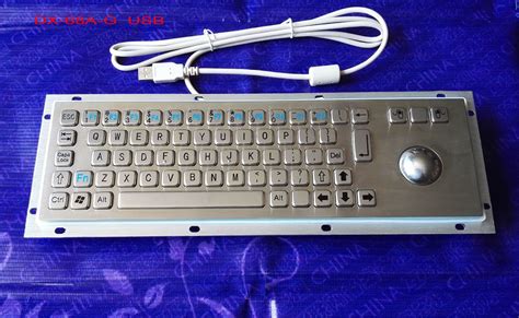 DX-65A防尘防水防撬工业嵌入式金属键盘 工控键盘、不锈钢、防暴-阿里巴巴