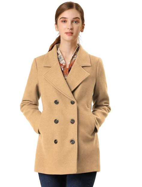 Camel Pea Coat Womens. Get ready to embrace the chilly weather… | by ...