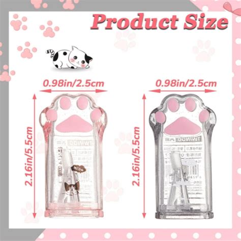 Cute Cat Paw Pencil Sharpener Manual Pencils Sharpeners Kids Cat Claw ...