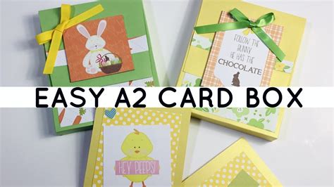 Image result for A2 Card Box Tutorial