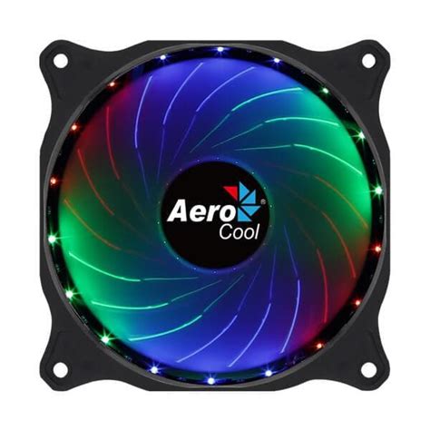 Buy AEROCOOL Cosmo 12 120mm RGB Cabinet Fan (Black) (Single Pack ...