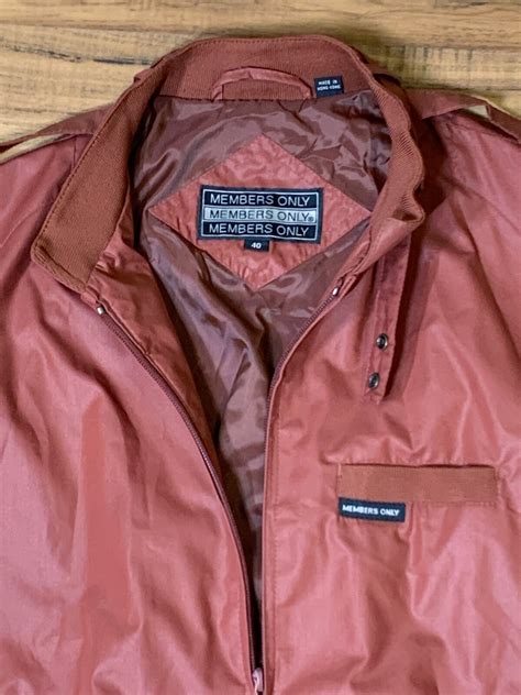 VINTAGE Members Only Jacket Mens Butterscotch New Wav… - Gem
