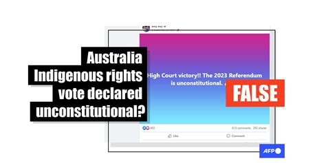High Court of Australia did not rule Indigenous rights referendum ...