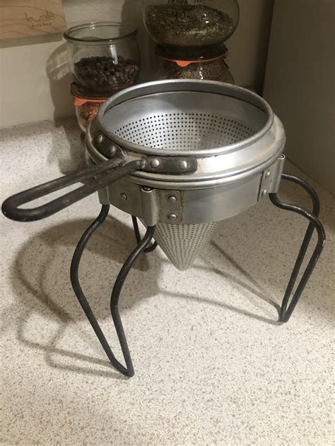 Old sieve with stand. What was it for and how do I clean it? : r/vintage