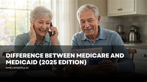 Difference Between Medicare and Medicaid (2025 Edition) – A Clear, Sid ...