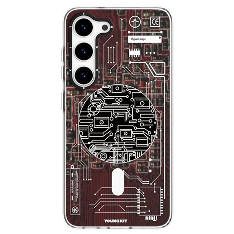 E-Sell Enterprise, Futuristic Circuit Magnetic Safe Wireless Case for ...