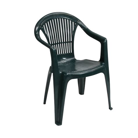 Lola Plastic Patio Chair Green - Thorns Group