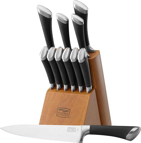 Amazon.com: Chicago Cutlery Fusion 12 Piece Forged Premium Knife Block ...