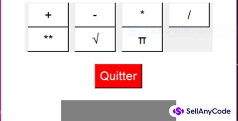 Python Tkinter Calculator 的图像结果