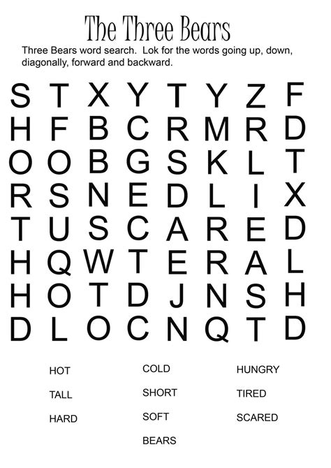 Free Printable Word Searches For Adults Large Print | Printable Word Search