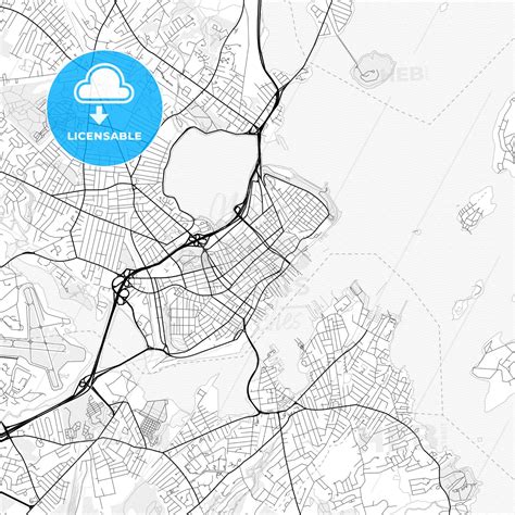 Vector PDF map of Portland, Maine, United States - Worksheets Library