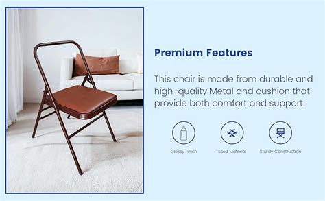 Streetup India® Yoga Chair with Leather Seat Backless Chair for Iyengar ...