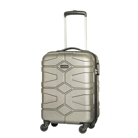 Galisto Hard Sided Cabin Language Trolley Bag - 55 cms Flair 4 Wheel ...