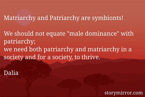 Matriarchy Vs Patriarchy