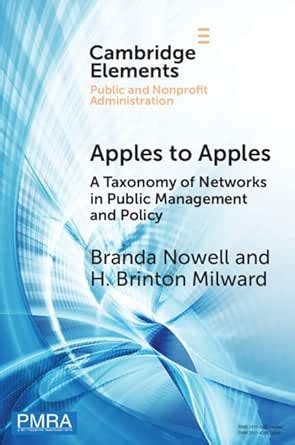 Apples to Apples: A Taxonomy of Networks in Public Management and ...