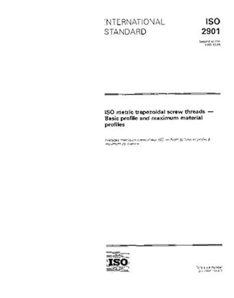 ISO 2901:1993, ISO metric trapezoidal screw threads - Basic profile and ...