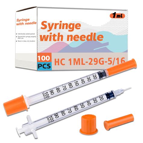 Insulin Syringes, 1ml-29G-5/16" – Syringewithneedle