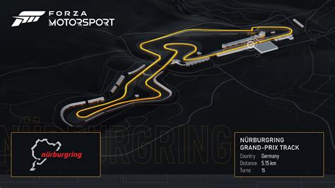 Forza Motorsport’s Nürburgring GP circuit revealed, Nordschleife track ...